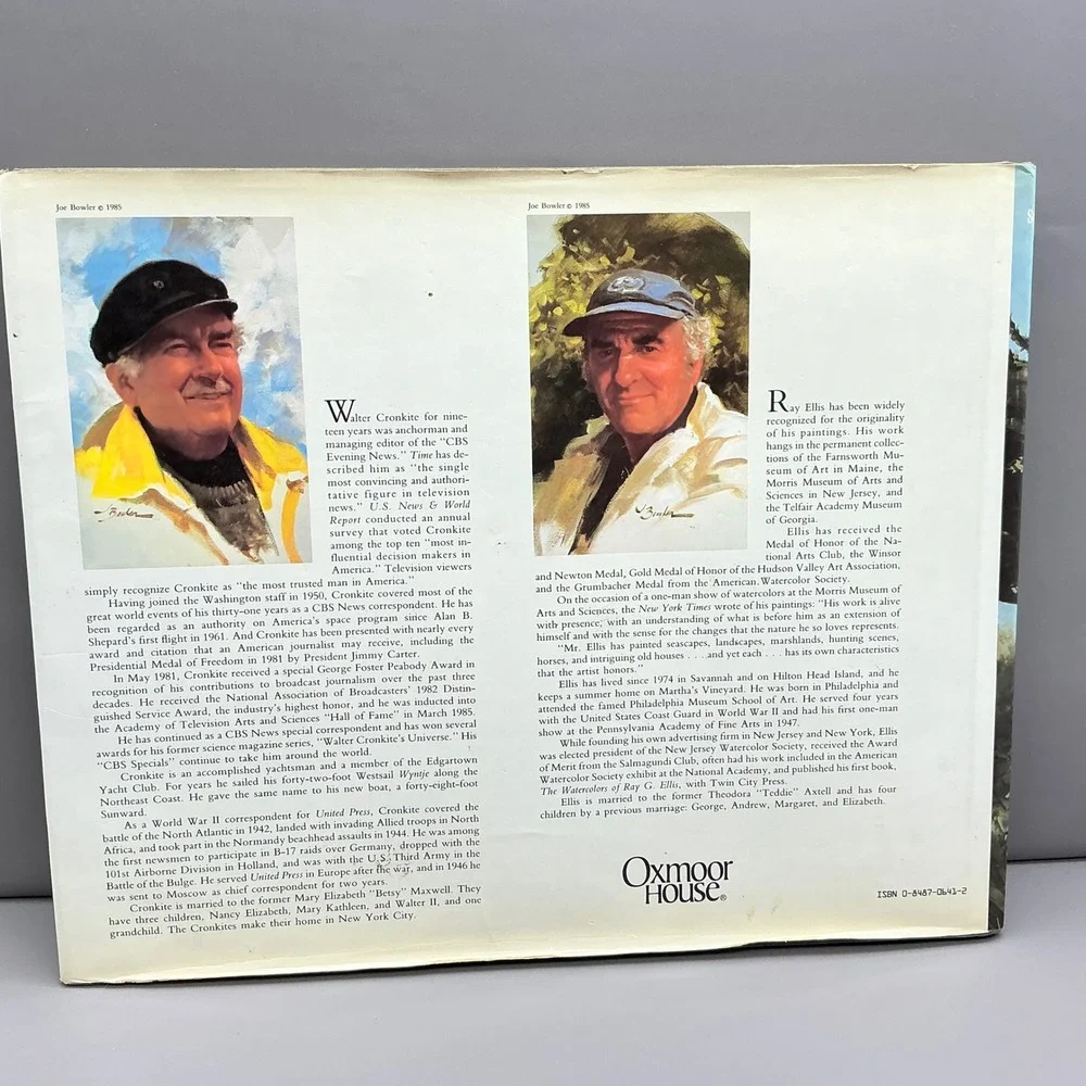 North by Northeast Ray Ellis Walter Cronkite 1986 First Edition Hardcover Art